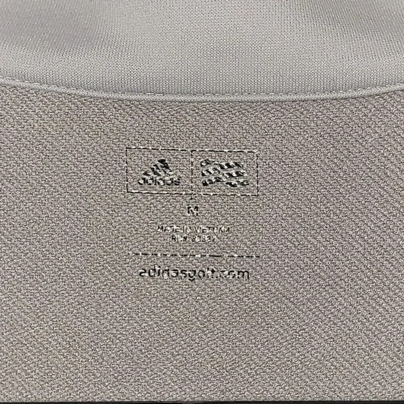 Men's size medium ADIDAS golf pullover long sleeve gray LOT B11 - Picture 4 of 4